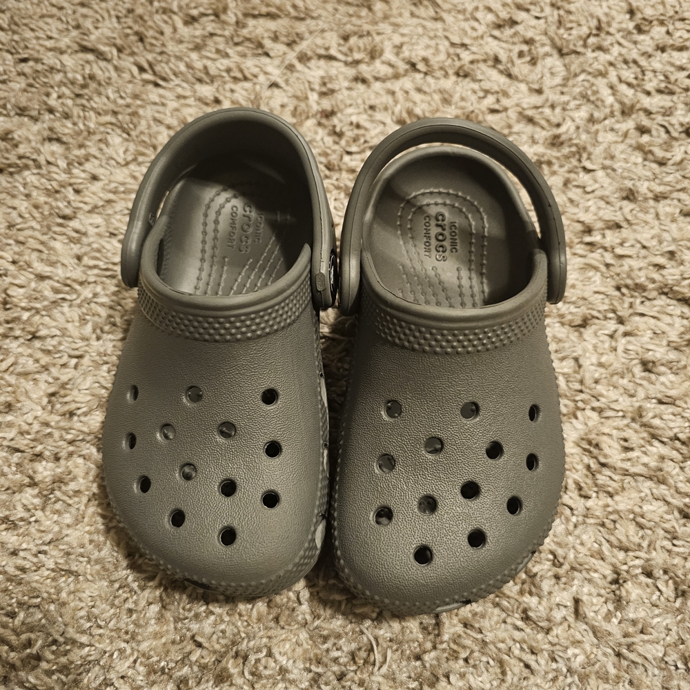 Crocs Kids Classic Clog - Gray